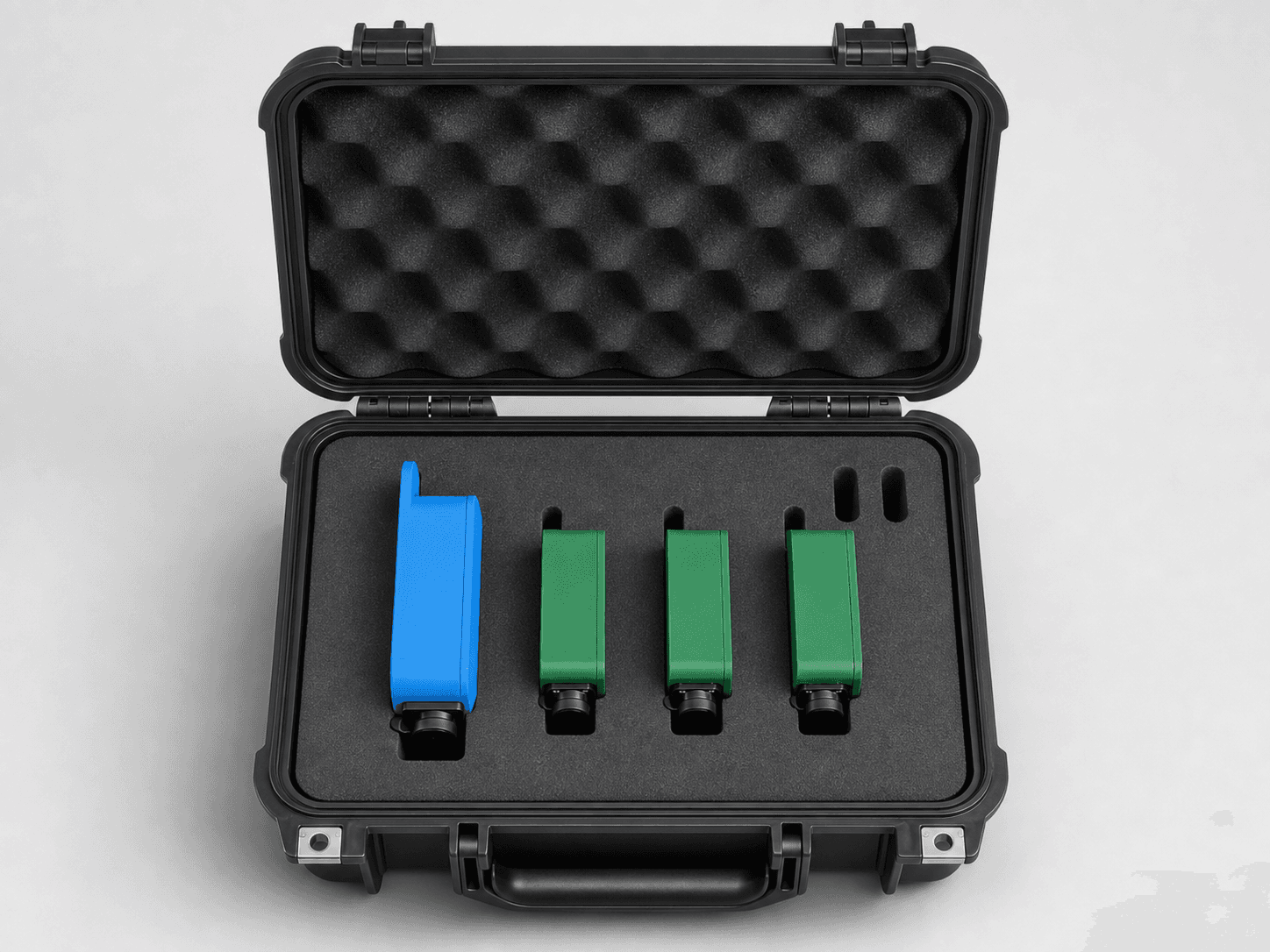 Sensor-Kit mit Gateway und Temperatursonden im Schutzkoffer